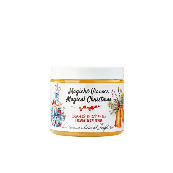 Magické Vianoce - organický soľný telový peeling pre hodvábne jemnú pokožku