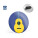 Button P'IN 11. Button P'IN 11. Odznak s dvojitou magnetickou sponou - 73131-set - variant 