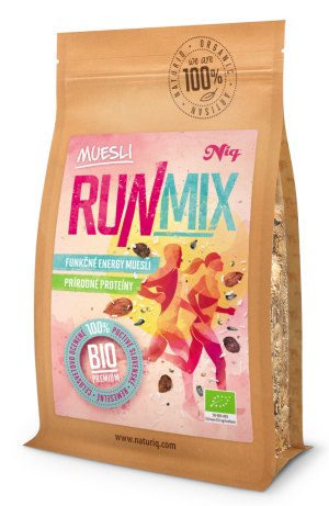 Bio Muesli RUNMIX 400 g — rôzne farby