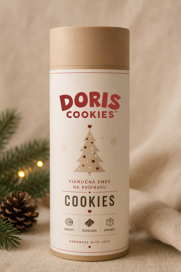 Zmes na prípravu vianočných cookies – tuba
