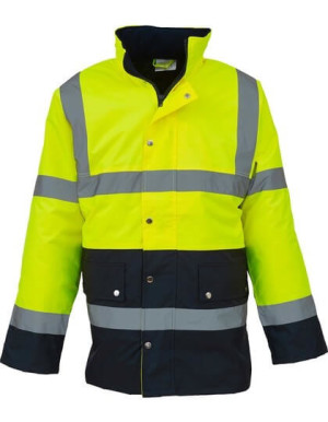 YK302 Hi-Vis dvojfarebná bunda - Reklamnepredmety