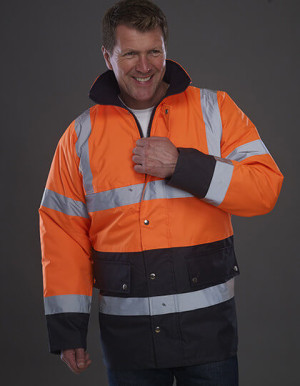 YK302 Hi-Vis dvojfarebná bunda - Reklamnepredmety