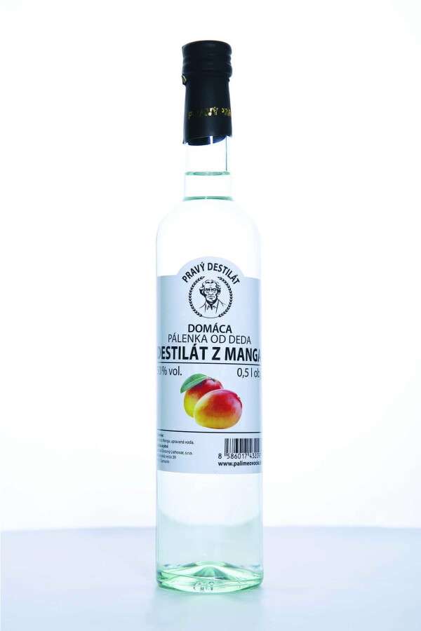 Domáca pálenka od deda – pálenka z MANGA 50%, 500 ml
