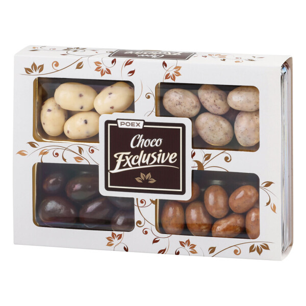 CHOCO MIX BLANC. Darčekové vianočné balenie orechov