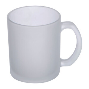 Sublimačný pieskovaný hrnček, 350 ml — transparentná 17,8 x 5,9 x 2,8 cm