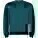 Clasica unisex sveter s výstrihom crewneck 280 g/m² — modrá petrolejová XS