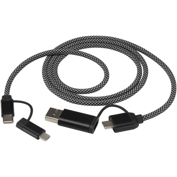 SMART 65 W, 100 cm, magnetický nabíjací kábel 5 v 1 s certifikáciou RCS