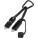 Nabíjací kábel Algieba 65 W 3 v 1 z recyklovaného hliníka s karabínouNabíjecí kabel Algieba 65 W 3 v 1 z recyklovaného hliníku s karabinou - 12449790_E2 - variant PF 12449790