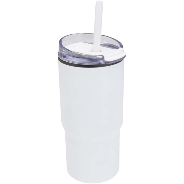 Westin 540 ml RCS – recyklovaný izolovaný hrnček s dvojitou stenou a slamkou