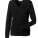 Z710F Ladies´ V-Neck Knitted Jumper - Z710F-Black - variant Ls 1000199613