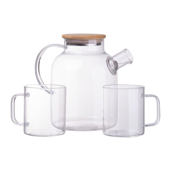 Čajová kanvica s hrnčekmi Girona 1550 ml