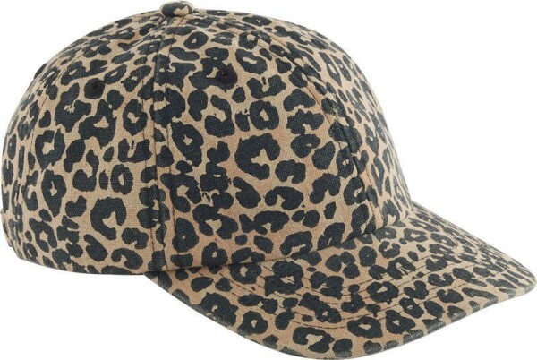 6 panelová šiltovka "Leopard Print" B 110