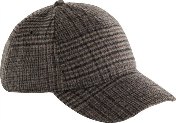 5 panelová šiltovka "Wool Blend Check" B 625