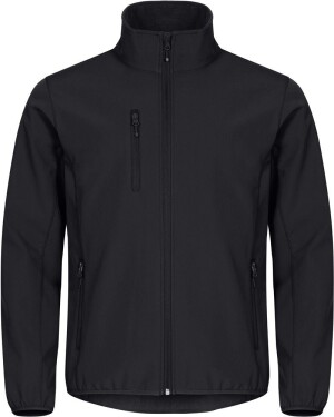 Pánska 3-vrstvová softshellová bunda Classic Softshell Jkt M — čierna XS