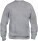Unisex mikina Basic Roundneck — sivá melír XS
