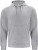 Unisex mikina s kapucňou Basic Hoody — sivá melír XS
