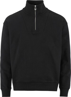 Pánska mikina s 1/4 zipsom Frequent Hz Sweatshirt M — čierna S