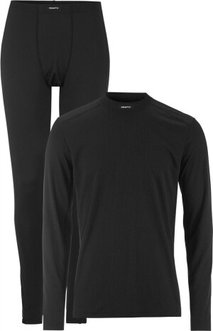 Pánsky set funkčnej bielizne Classic Baselayer Set M — čierna XS