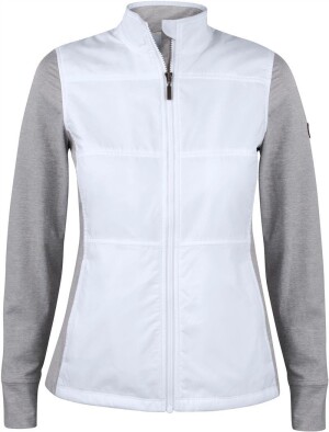 Dámska hybridná strečová bunda Stealth Jacket Women — biela XS