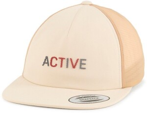 5 panelová šiltovka "Mesh Active" 6502UMA — béžová, karamel onesize