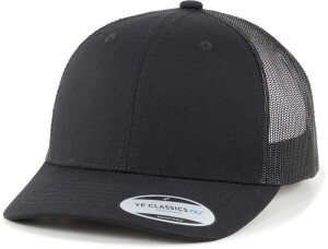 6 panelová Trucker kšiltovka "Two-Tone" 6606NU — čierna onesize