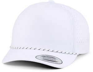 5 panelová šiltovka "Snapback" 5389BD — biela onesize
