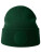 Wind-S Circular Patch Beanie — fľaškovo zelená One Size