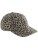 Leopard Print 6 Panel Cap — vintage leopardí vzor One Size