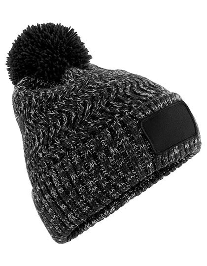 Ramble Patch Pom Beanie