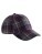Wool Blend Check Cap — modrá námornícka One Size