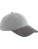 Suede Peak Herringbone Cap — uhľovo sivá One Size