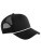 5 Panel Rope Trucker — čierna One Size