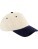 Contrast Peak Corduroy Cap — modrá námornícka One Size