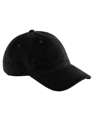 Corduroy Dad Cap — čierna One Size