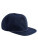 EarthAware® Organic Cotton 5 Panel Rope Cap — modrá námornícka tmavá One Size
