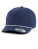 YP Classics 5-Panel Snapback Cap with Perforations and Braided Rope — modrá námornícka One Size