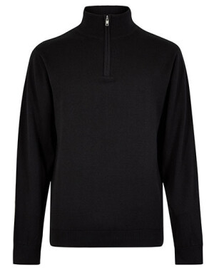 Sveter regular fit 1/4 zipsom — XS