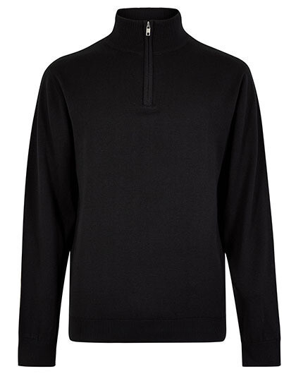 Sveter regular fit 1/4 zipsom