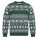 Vianoční sveter — zelená tmavá XS