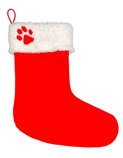 Dog Christmas Stocking - Booty Shape
