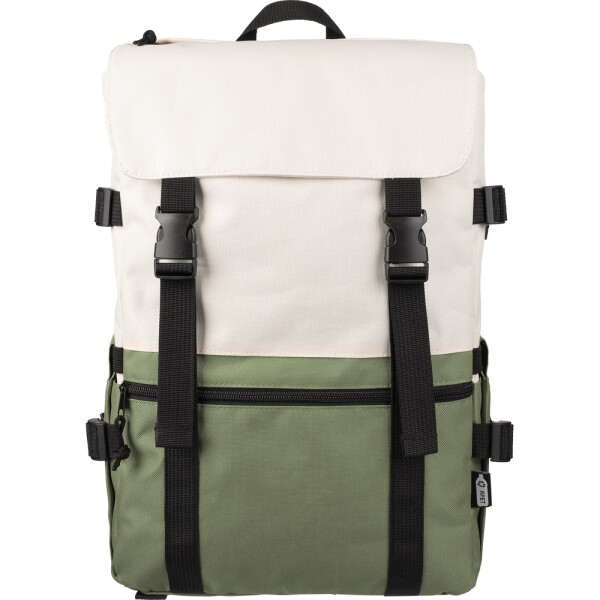 Batoh na notebook 15", 11 l, dvoubarevný, z recyklovaného materiálu