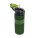 NOVIQ fľaša so slamkou 700 ml — zelená tmavá 75 x 125 x 75 mm