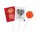 Ovocná lízanka - FRUIT LOLLIPOP MINI — rôzne farby