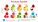 Ovocná lízanka - FRUIT LOLLIPOP MINI - infografika-prichuti-veganskych-lizaniek - variant 