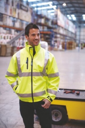 Bunda Hi-Vis Softshell - Reklamnepredmety