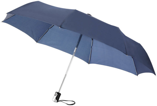 Trojdielny dáždnik 21,5 "s automatickým otváraním a skladaním.