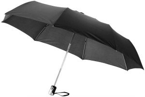 Trojdielny dáždnik 21,5 "s automatickým otváraním a skladaním. - Reklamnepredmety