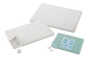 Card krabička s mentolovými cukríkmi - Reklamnepredmety