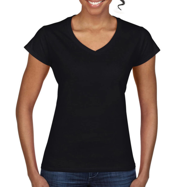 Dámske tričko Softstyle V-Neck