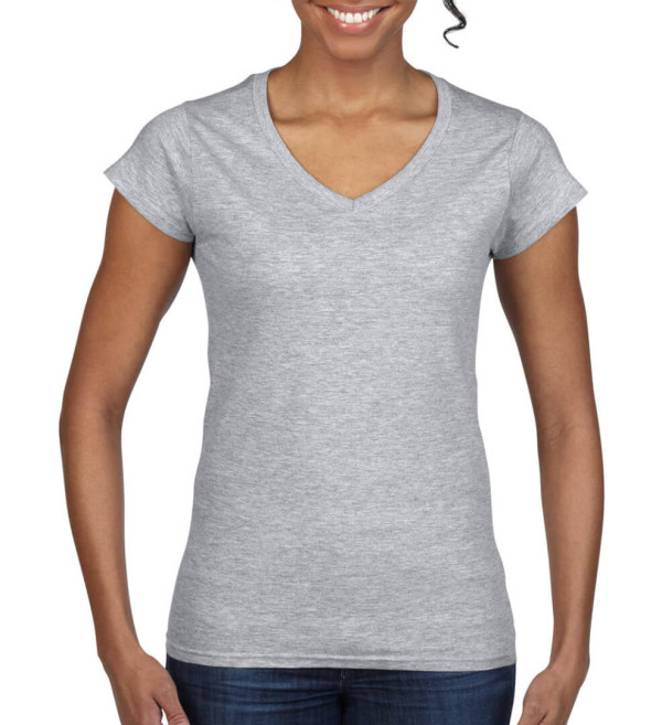 Dámske tričko Softstyle V-Neck